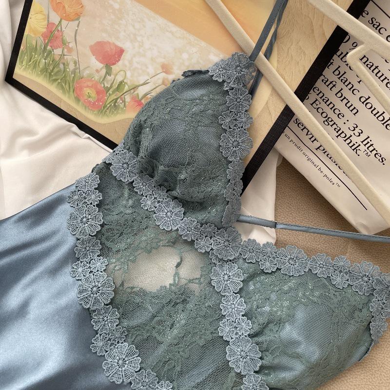 Sexy Spaghetti Strap Backless Nightgown with Chest Pad - Korean Style Spring/Summer Women's Pajamas