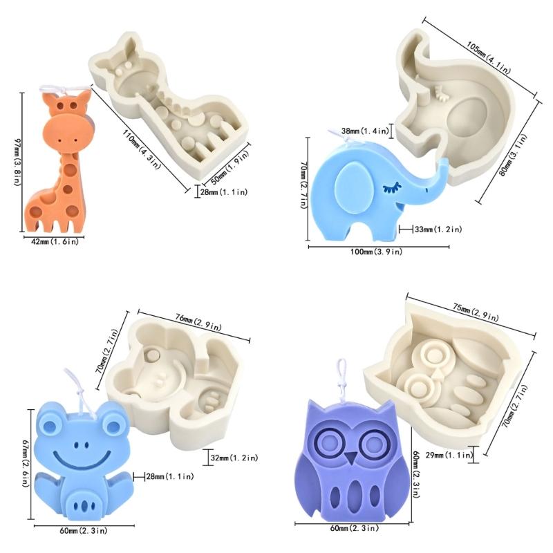 Flexible Silicone Mold Handmade Scented Candle Mould Irregular Shape Aromatherapys Jewelry Mold Home Decorations