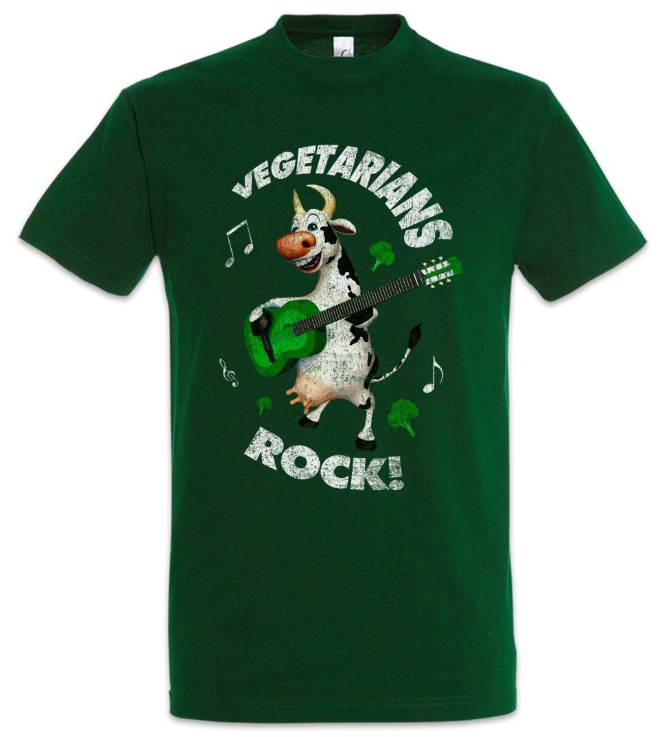 Vegetarians Rock Men s T-Shirt Mens Womens Tees Top Logo Cow Cow Vegan Vegetables Vegetarianism 3XL