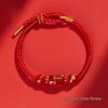 2026 Year of the Horse Zodiac Red Rope Bracelet - Women's/Men's Tai Sui Protective Charm for Horse, Rat, Ox, Rabbit Signs