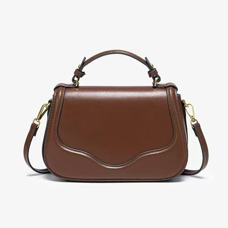 2025 Small Women Shoulder Bags Handbags Excellent PU Leather Saddle Bag With Two Straps Fashion Branded Crossbody Bag For Ladies Purse
