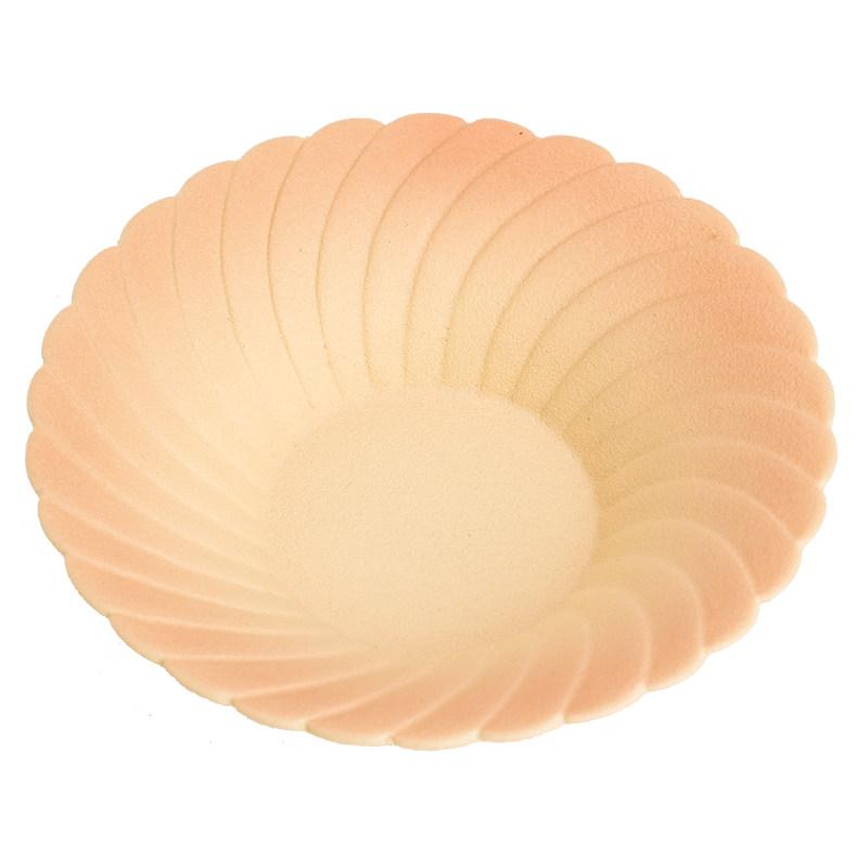 

Ceramic coasters, ceramic petal shaped beverage pads for hot and cold drinks, used for office kitchen dining tables абрикосовий