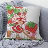 S-Strawberry-shortcake Girl Pillowcase Toon Gift Cushion Cover Bedroom Home Sofa Chair Seat Decor Pillow Case