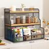 Miflame Large Metal Desktop Organizer Shelf