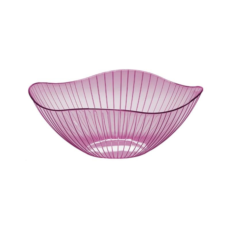 Irregular Desktop Fruit Bowl Basket Geometric Snacks Candy Storage Holder Transparent Fruit Plate Table Sundries Dropshipping