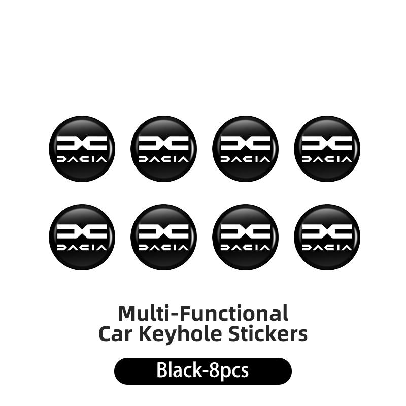 

Car Door Lock Eye Protector Cover Keyhole Sticker Accessories For Dacia Logan Mcv 2 Duster Sandero Lodgy Dokker Stepway Solenza