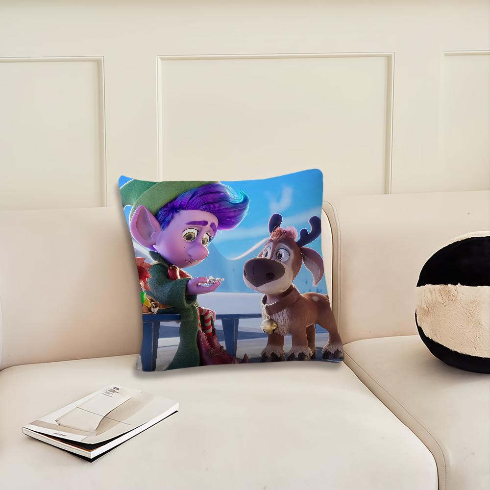 Mission Santa 2025 Cartoon cushion cover Pillow Cover Decoration Room Home Sofa living Office Car Nordic Simplicity