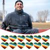 36 Stuks Gehandicapten Trots Maand Hart Speldjes Grootverpakking Hart Regenboog Speldjes Hij-Kunst Regenboog Broche Speld Vrouwen Mannen Juli Feest Decoratie Voor