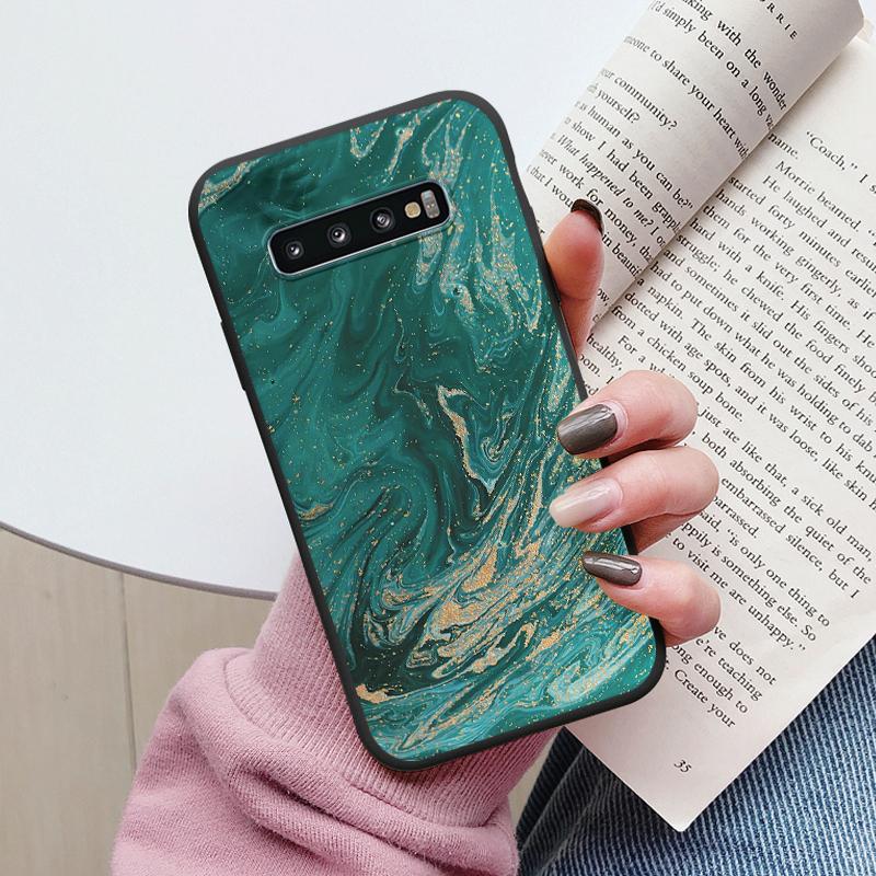 Color Luxury Marble Case For Samsung Galaxy S10 S 10 Plus S10E Fundas Soft TPU Protection Back Cover For Samsung S10 Shockproof