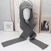 Twist knitted hooded scarf women's autumn and winter integrated warm pullover scarf versatile cold-proof headgear