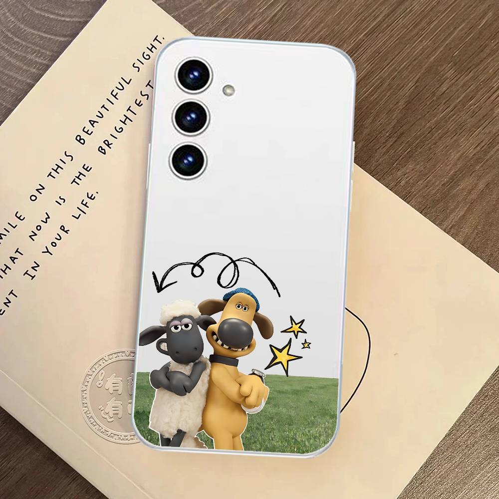 P-shaY-un Die SchafI Handyhülle Für Samsung Galaxy A52 A12 A51 S21 Edge S22ULTRA S23 S24 S20LITE Plus Ultra Transparente Hülle
