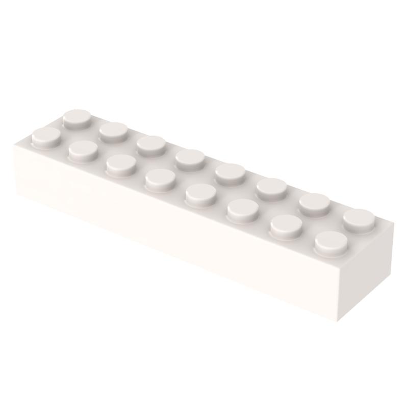 

Non-Toxic [Funbrick] 10/30/50Pcs Small Particle Building Block 3007 Loose Spare Parts 2X8 Brick Splicing Plastic Puzzle Toy 20PCS