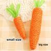 24cm Cat Toys Self-entertainment Carrot Teething and Cat Teasing Sticks, Bite-resistant and Scratch-resistant Teething Clawing