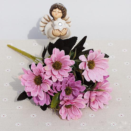 1 Bouquet 10 Heads European Style Autumnal Artificial Daisy Home Decor Flowers