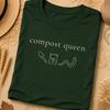Compost Queen Funny Gardening Shirt, Nature, Cottagecore Gift, Cottagecore Clothing, Garden Gifts, Cottagecore Shirt, Cottagecore, Gardener