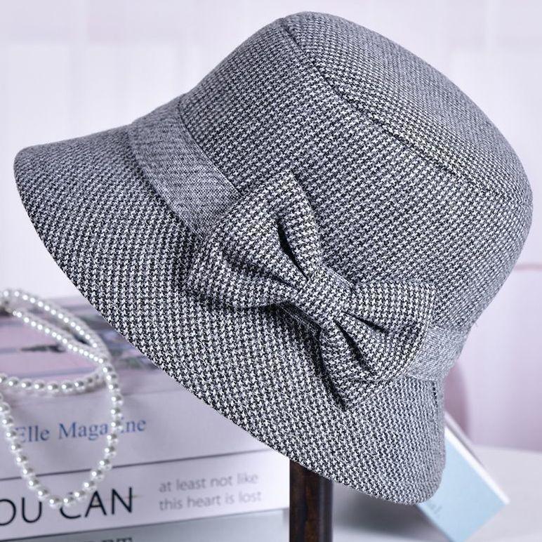 

Classic Wool Beret For Middleaged Women With Warmth And Windproof Features For Autumn And Winter Wear Style M