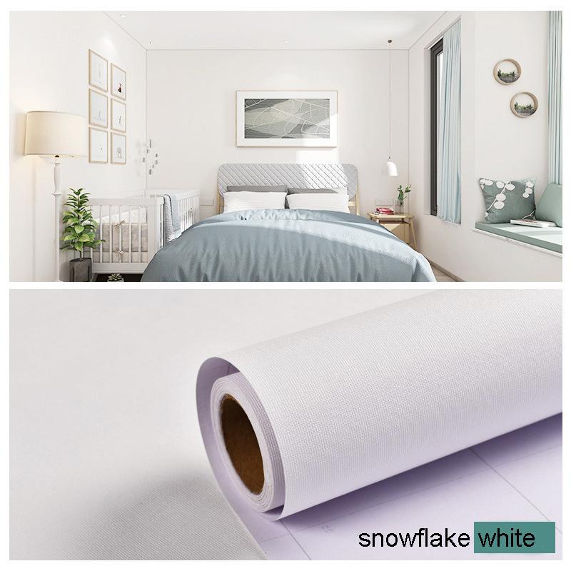 Solid Color Self-Adhesive Wall Decoration Sticker - Waterproof & Moisture-Proof, Instant Adhesive Sticker for Bedroom