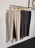 Business Casual Pants Men's Straight Loose Trendy Suit Pants Drape Korean Version of Summer Casual Nine-point Pants