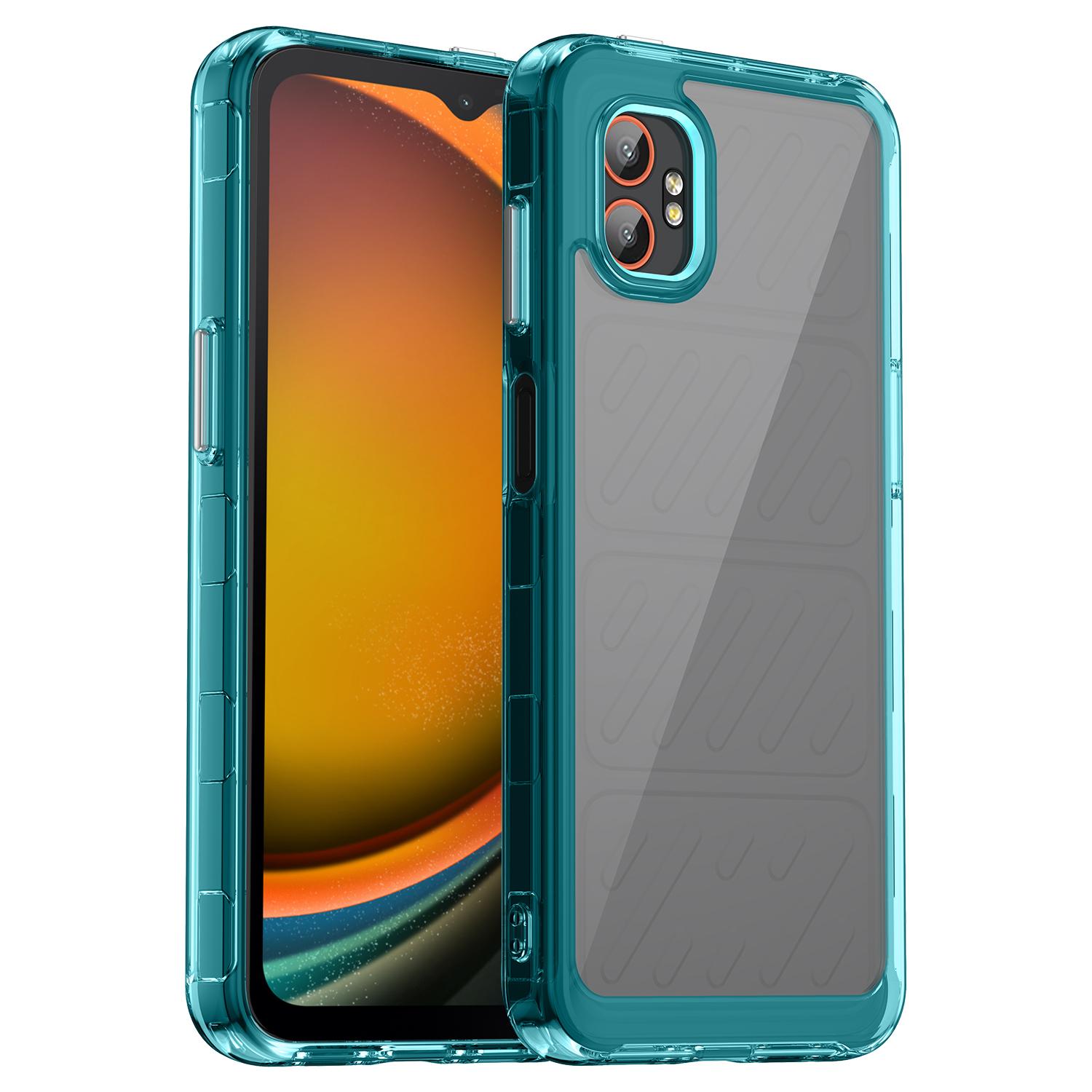 

Для Samsung Galaxy XCover7 Pro Чохол TPU+Акриловий Захисний Прозорий Чохол для Телефону Transparent Blue