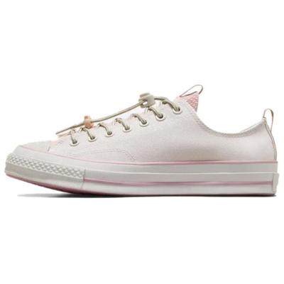 Chuck 70 Versatile Low-Top Espadrilles Unisex White Pink