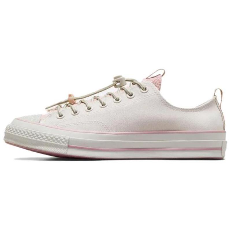 Converse Chuck 70 Versatile Low-Top Espadrilles Unisex White Pink
