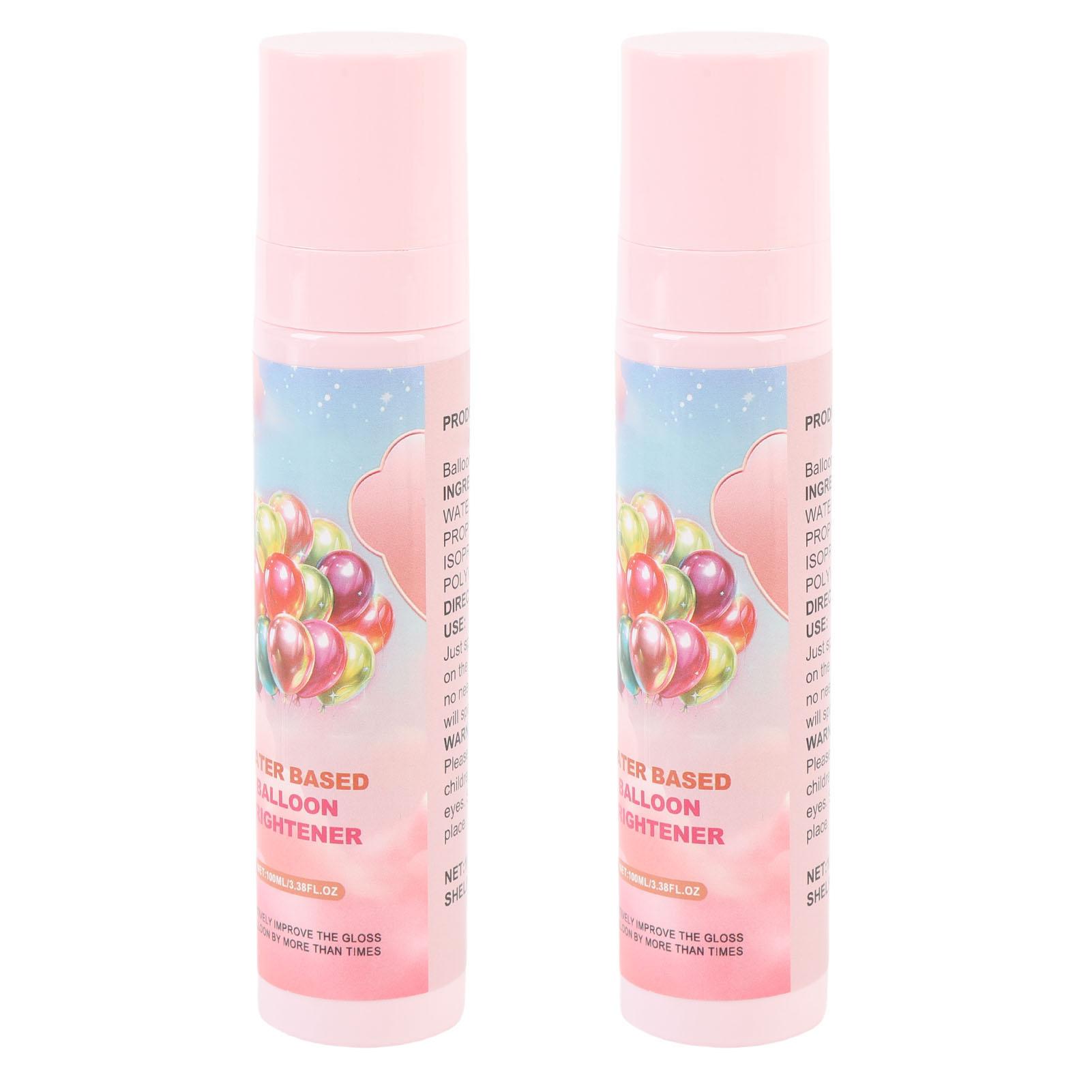 

2 шт. спрей для блеска для воздушных шаров 100 мл. Портативный усилитель блеска для воздушных шаров на свадьбу, день рождения