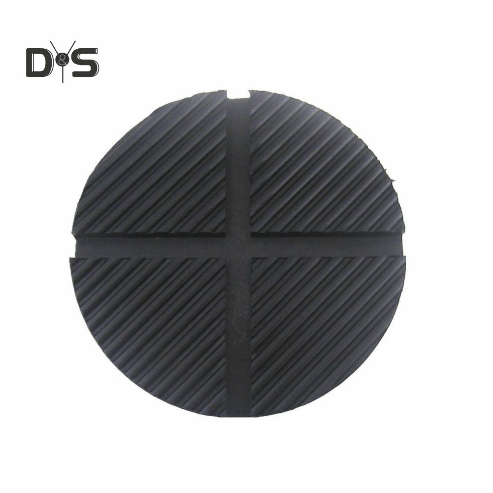 DYS Auto Shop Car Cross Slotted Frame Rail Floor Jack Disk Rubber Pad for Pinch Weld Side