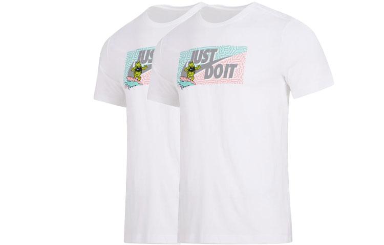 Nike T Shirts Men's Crew Neck Moderate Straight Fit DQ1088-100