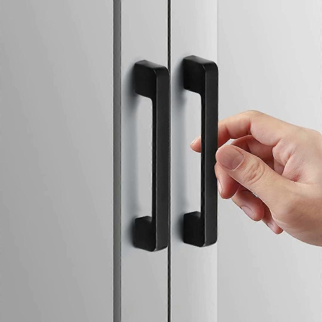 10 stuks Meubelgreep Hartafstand 160mm - Keukendeurgreep Zwart Meubelstanggreep Zwart Keukengreep 160mm