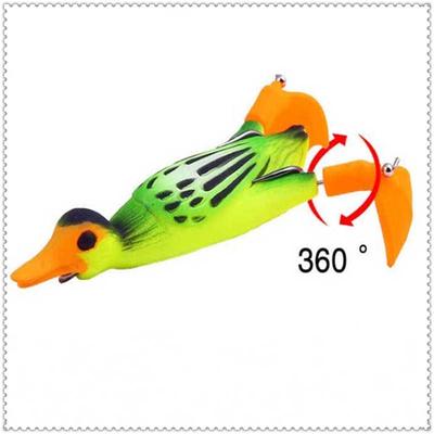 Duck Floating Soft Lure Wobblers Silicone Fishing Lures Artificial Bait Fishing Tackle