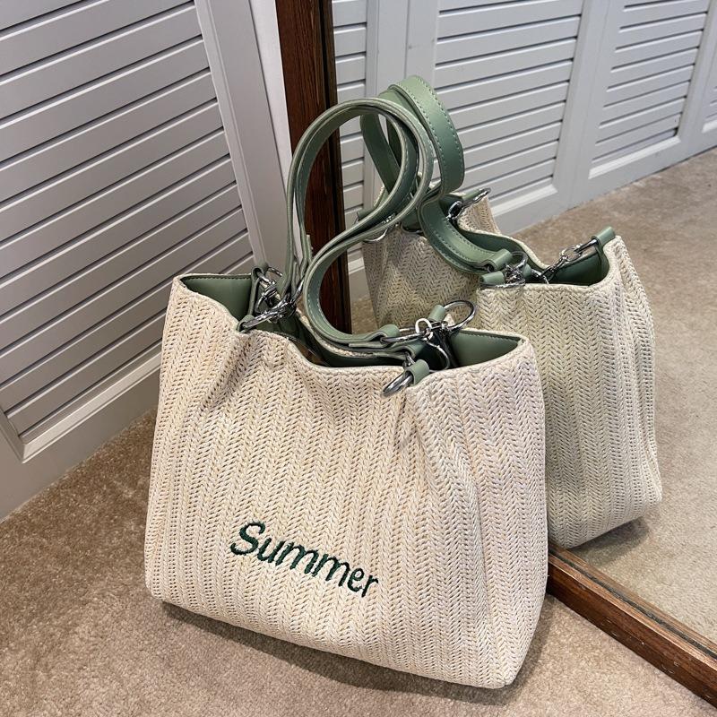 New trendy women's bag tote bag large capacity portable large bag versatile shoulder commuter bag
