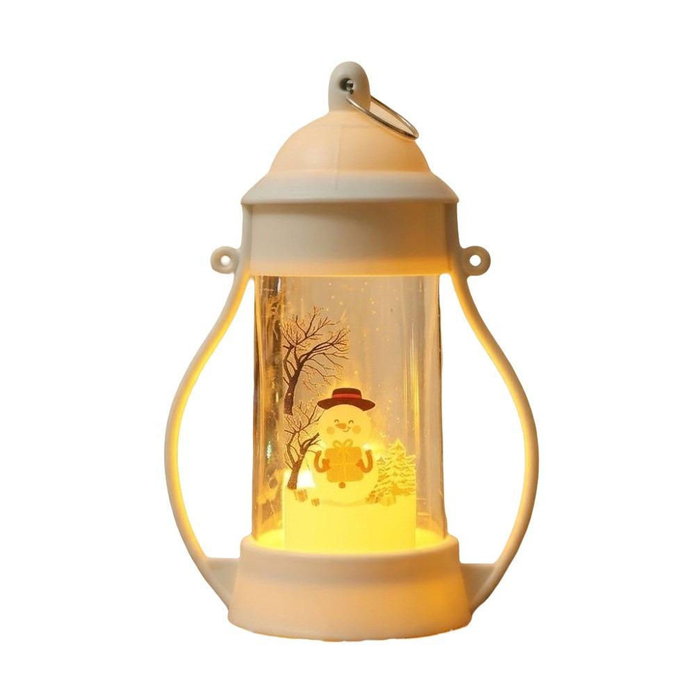 Snowman Christmas Wind Lamp Santa Claus Desktop Christmas Lamp Portable Christmas Lantern Bedroom