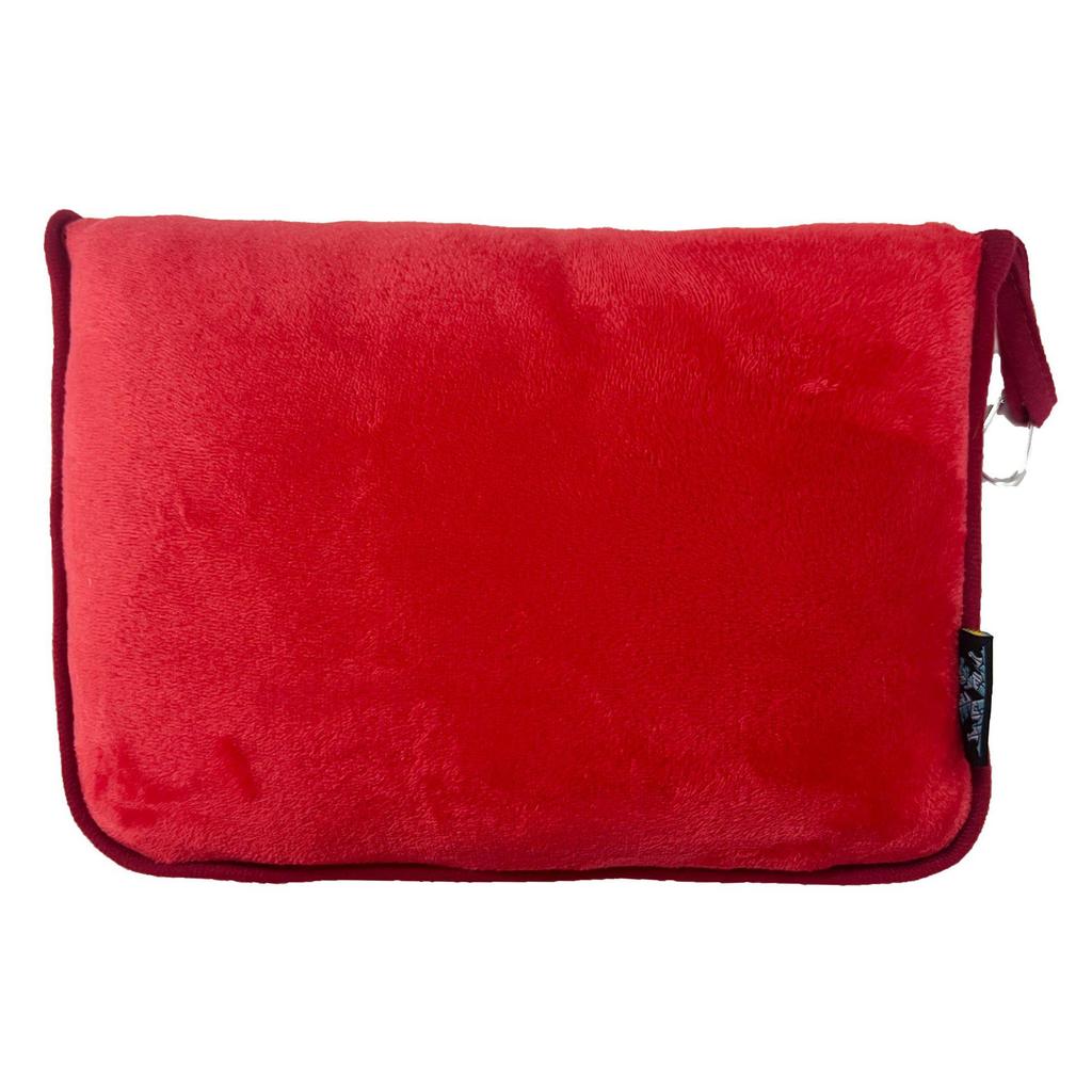 Pătură auto multifuncțională 2-în-1 din flanel și pernă cu logo și fermoar