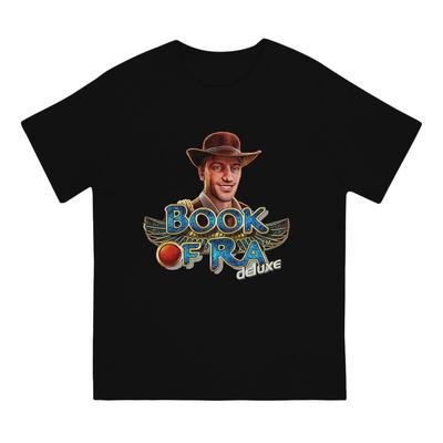 Deluxes Men's T Shirt Book Of Ra Funny Tee Shirt Short Sleeve Round Neck T-Shirt Pure Cotton Summer Tops
