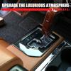 LLKUANG for Toyota Tundra 2014-2021 SUV Stainless Steel Center Console Gear Shift Panel Frame Trim Car Accessories (Black)