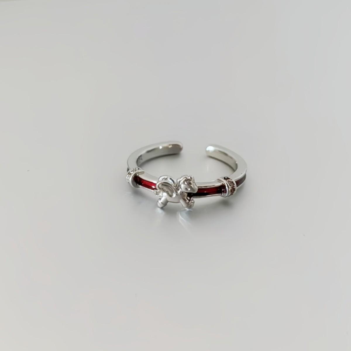 Spring Festival Chic Women s Chinese Style Adjustable Finger Ring