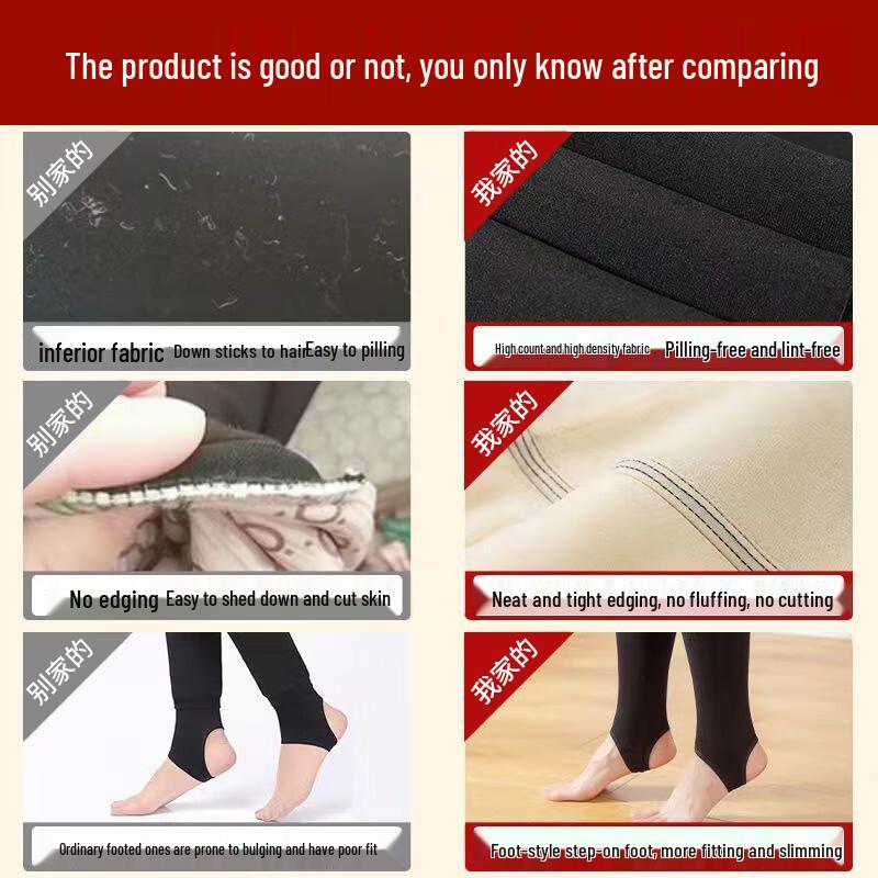 Langsha Women's Wool-Blend Thermal Stirrup Leggings