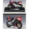 Scară 1/18 Welly Aprilia RSV 4 Fabrică Model de motociclete din aliaj Modele de vehicule de jucărie din metal Model de motocicletă Colectie de simulare înaltă Cadouri pentru copii