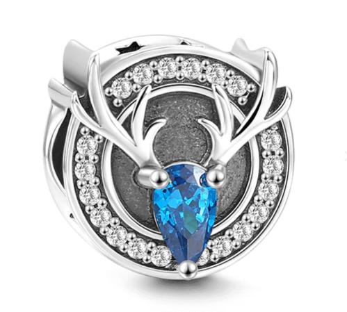 Winter Ice With Snow Festival Design Pure copper Snowman Santa Claus Pendant Bracelets Bead Jewellery Accessories