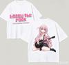 Bocchi The Rock Anime Lover TShirt Harajuku Cotton NewModel Oversized Unisex High Street Retro Fashion Couples Comfortable