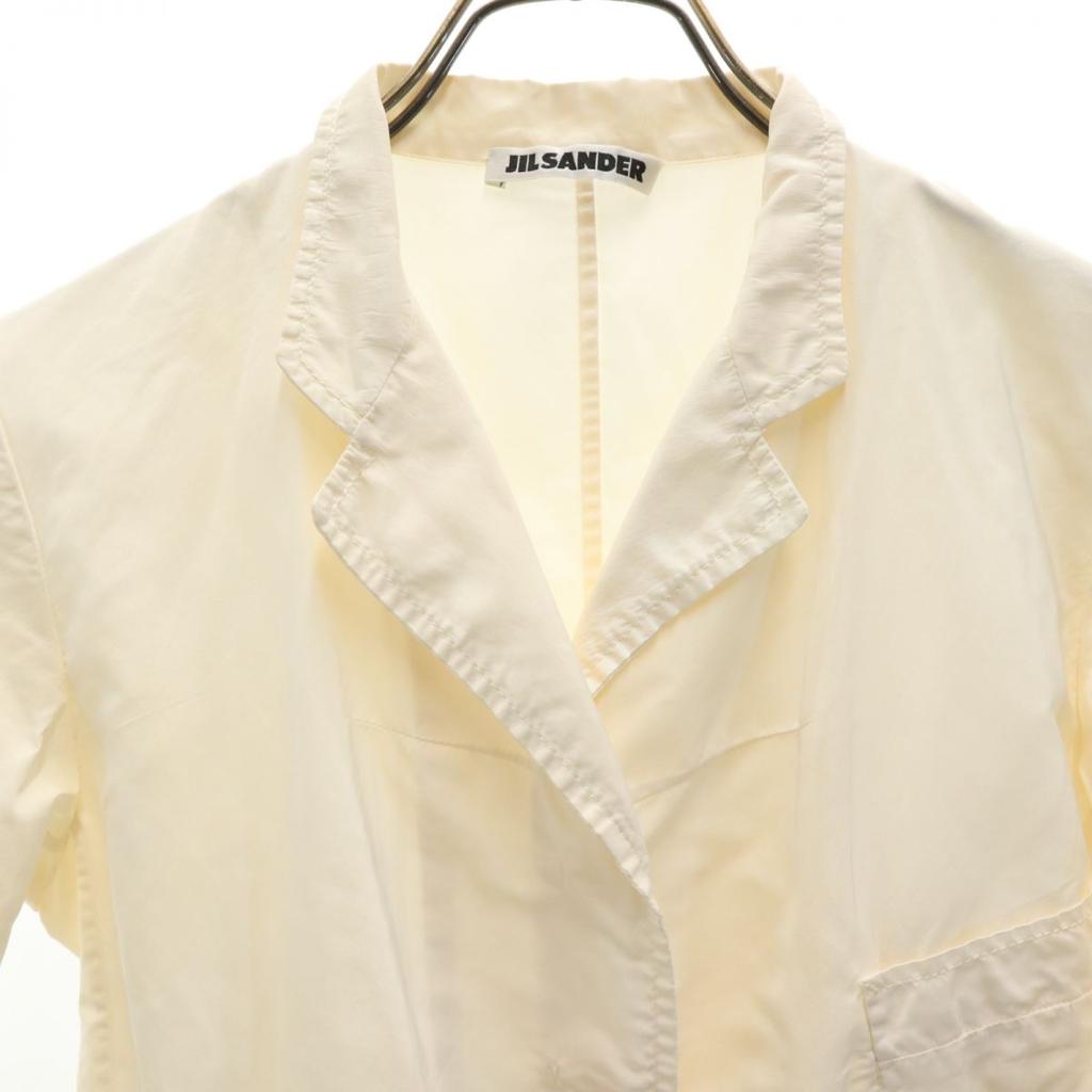 JIL SANDER Made in Italy Silk Blend Five-quarter sleeve Shirt dress 36 Women Used