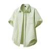 2026 New Model Loose Casual Turn-down Collar Half-sleeve Men's Shirt
