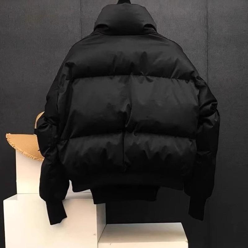 Winter Men's Fake Two-piece Cotton-padded Jacket, Solid Color Thickened Stand-up Collar Cotton-padded Jacket, Casual Bread-padded Jacket