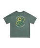 MINIMALPROJECT Sunflower Blooming Pigment Short Sleeve T-Shirt Mst184 [Bluegreen]