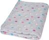 Blanket 75x100 Milly Grey with Polka Dots