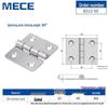 Thickened Stainless Steel Small Hinge for Folding Cabinet, Window, or Wooden Box with Lotus Leaf Design.
