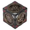 Retro Geprägtes Muster Metall Würfel Würfel Sechsseitig Rollenspiel Würfel Party Geschenk für Tischspiel Liebhaber