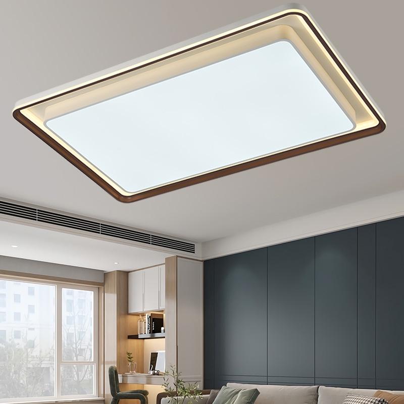 Smart Rectangular Ceiling Light for Living Room & Bedroom with Offline Voice Dimming