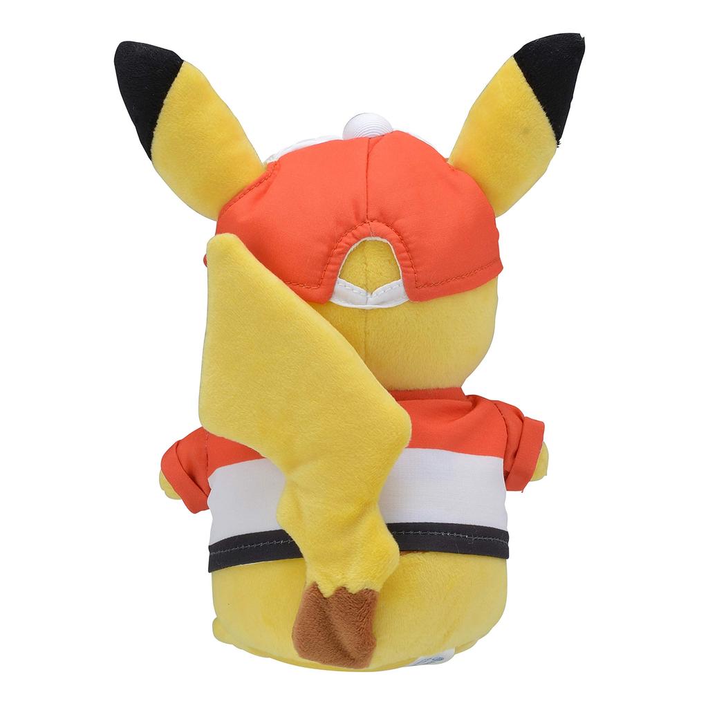 Pokemon Center Original Plush Toy Pika Pikachu 23 x 10 x 9 x W x "Pokemon Buoy" (Sportswear) (H D cm)