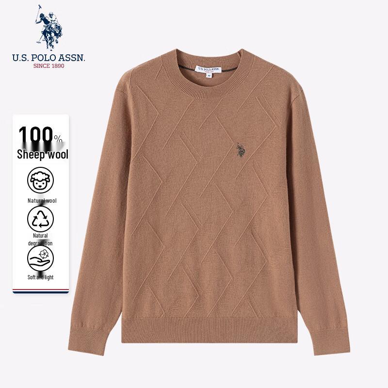 

U.S. POLO ASSN. Men s Pure Wool Business Casual Sweater L